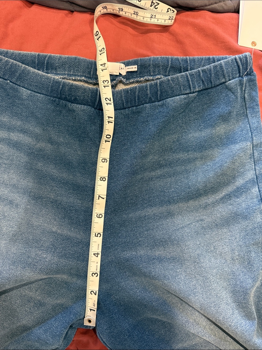 NWT Good American Blue Flare Pull-On Wide Leg Pants - 34” inseam - Picture 7 of 11